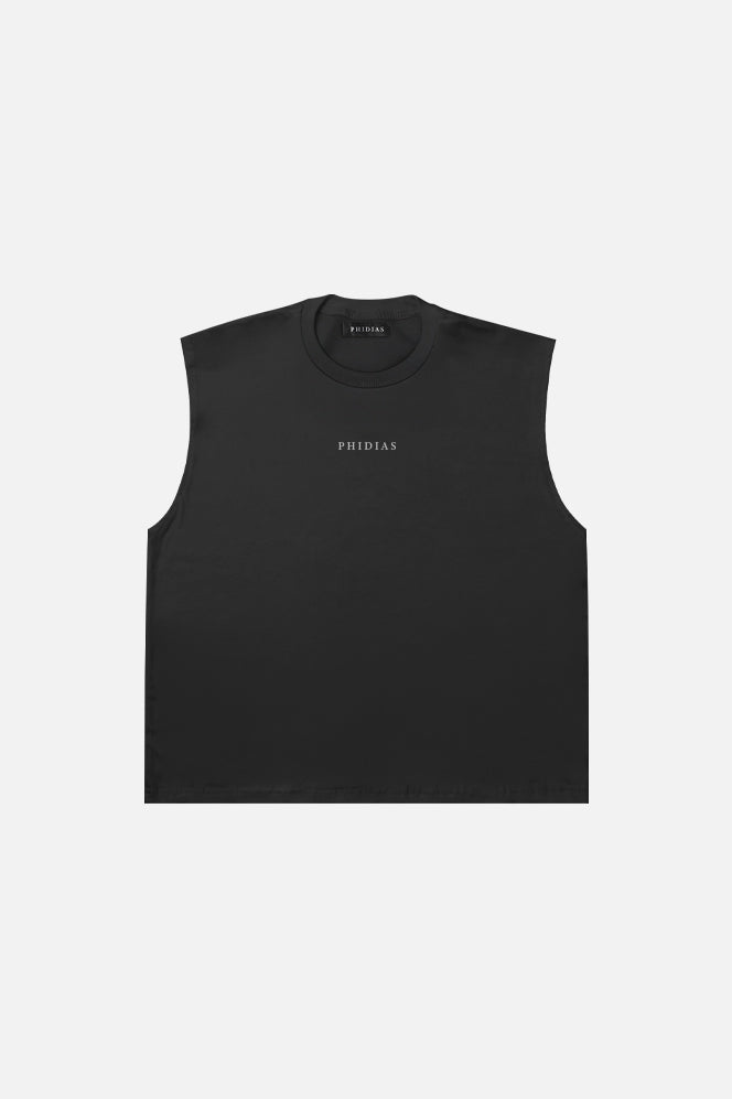 Boxy Cut Off Tank "Fitness Project"